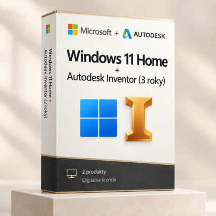 Windows 11 Home (trvalá licencia) + Autodesk Inventor (3 roky)