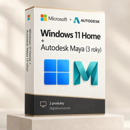 Windows 11 Home (trvalá licencia) + Autodesk Maya (3 roky)