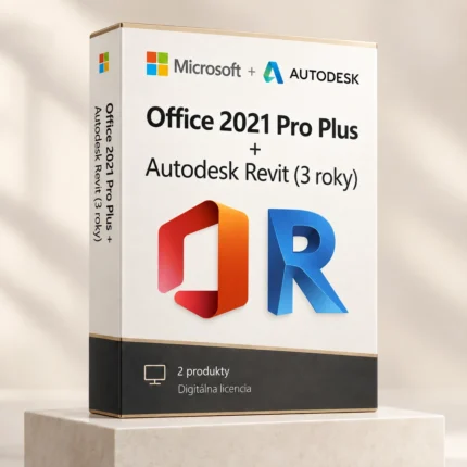 Office 2021 Pro Plus (trvalá licencia) + Autodesk Revit (3 roky)