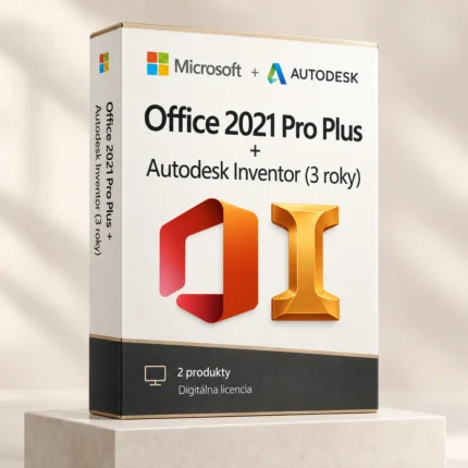 Office 2021 Pro Plus (trvalá licencia) + Autodesk Inventor (3 roky)