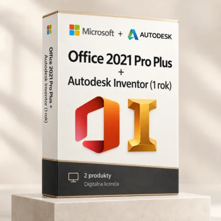 Office 2021 Pro Plus (trvalá licencia) + Autodesk Inventor (1 rok)