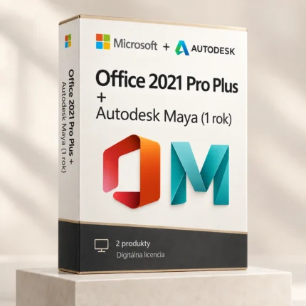 Office 2021 Pro Plus (trvalá licencia) + Autodesk Maya (1 rok)