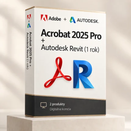 Acrobat 2025 (trvalá licencia) + Autodesk Revit (1 rok)