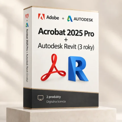 Acrobat 2025 (trvalá licencia) + Autodesk Revit (3 roky)