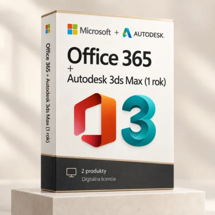 Office 365 (trvalý používateľský prístup) + Autodesk 3ds Max (1 rok)
