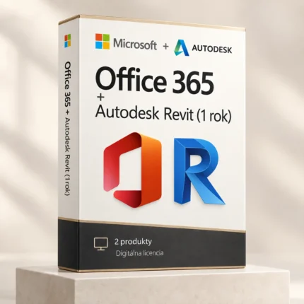 Office 365 (trvalý používateľský prístup) + Autodesk Revit (1 rok)