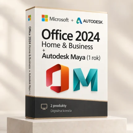Office 2024 Home & Business (trvalá licencia) + Autodesk Maya (1 rok)