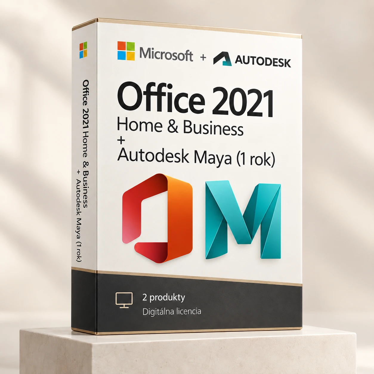 Office 2021 Home & Business (trvalá licencia) + Autodesk Maya (1 rok)