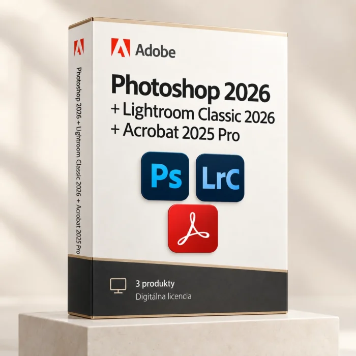 Photoshop 2026 + Lightroom Classic 2026 + Acrobat 2025