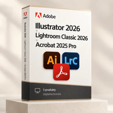 Illustrator 2026 + Lightroom Classic 2026 + Acrobat 2025