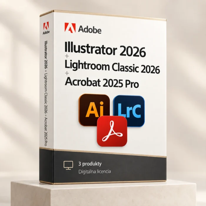 Illustrator 2026 + Lightroom Classic 2026 + Acrobat 2025
