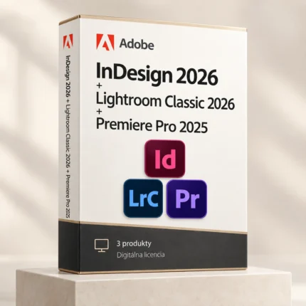InDesign 2026 + Lightroom Classic 2026 + Premiere Pro 2025