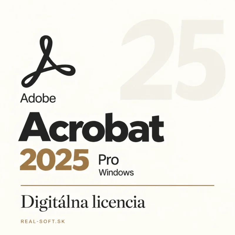 Acrobat 2025 Pro: vyplniteľný PDF formulár, ktorý sa dá naozaj používať